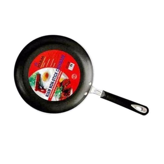 Exclusive Kiam Non-Stick 22cm Fry Pan - Silver and Black