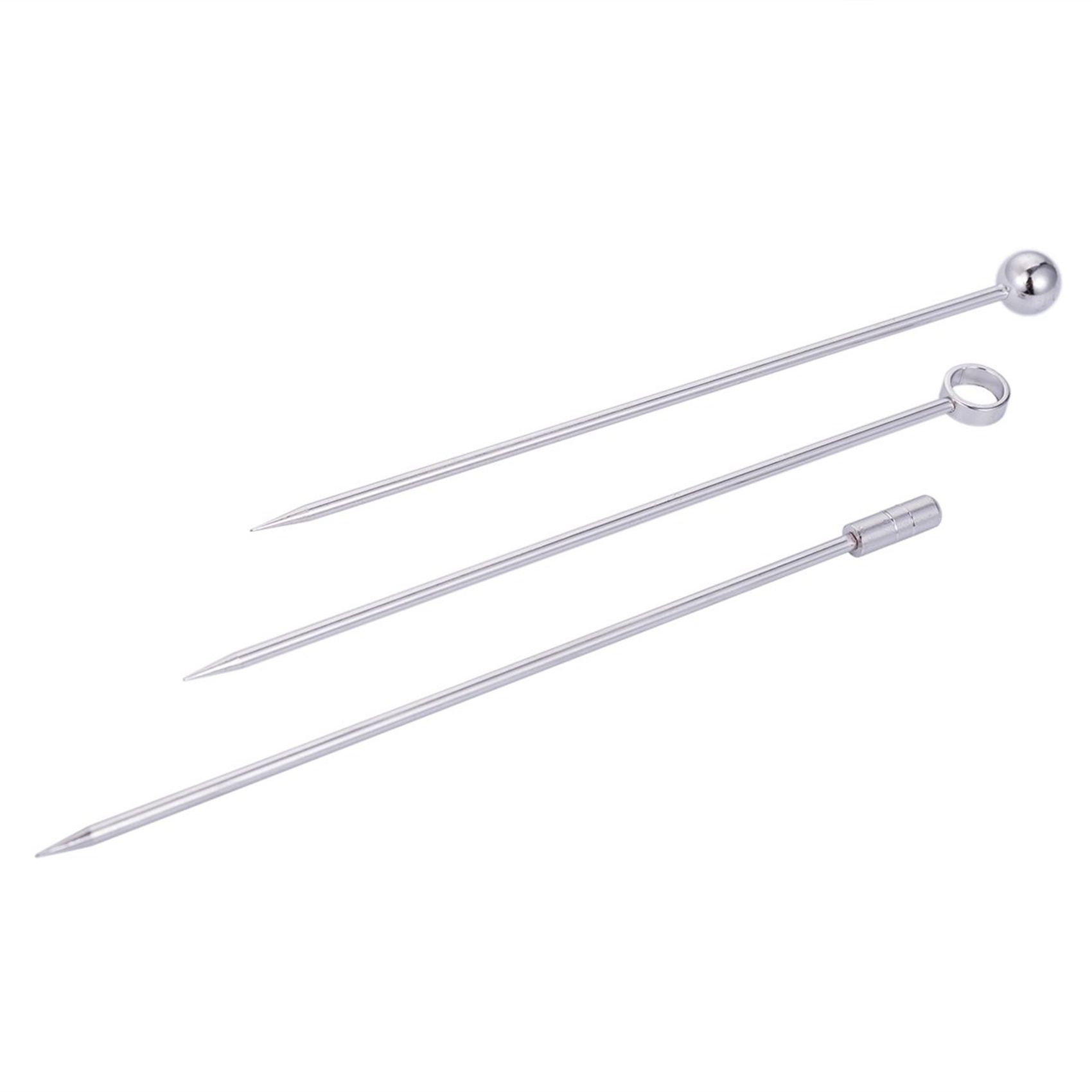 Stainless Steel Cocktail Picks Martini Picks Set (Pack of 30)