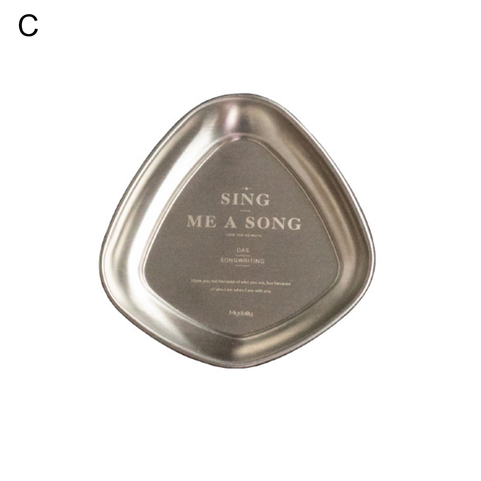 Anti-rust Stackable Seasoning Plate Stainless Steel Practical Heightened Edge Condiment Plate for Home