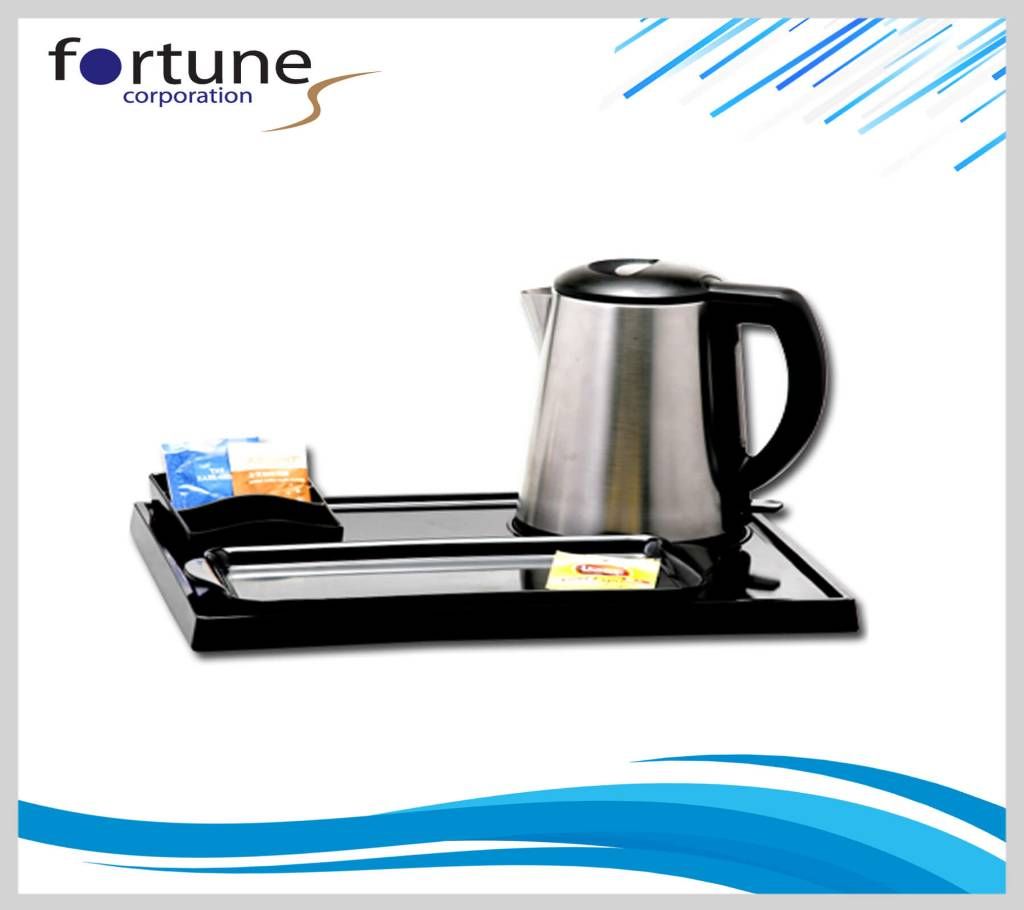 ELECTRIC KETTLE FOR HOTEL USE WITH THREE TRAY