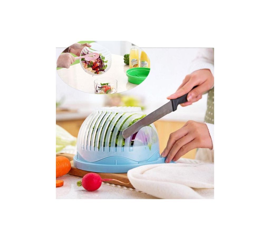  Salad Cutter Bowl Multi function Graters Easy Salad Maker Fruit Vegetables Chopper Bowl Kitchen Accessories