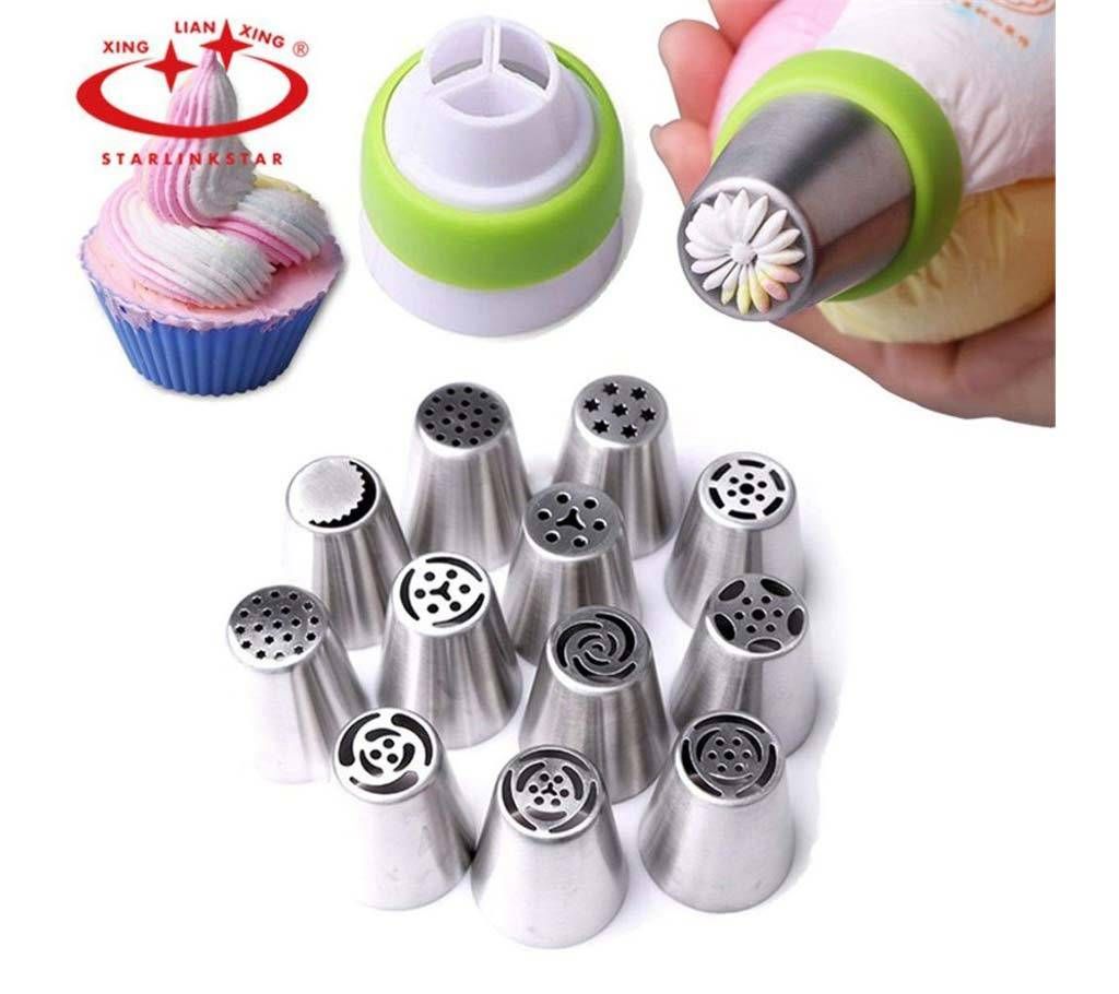 RUSSIAN Cake Decorator Nozzle Set (8 Piece)1