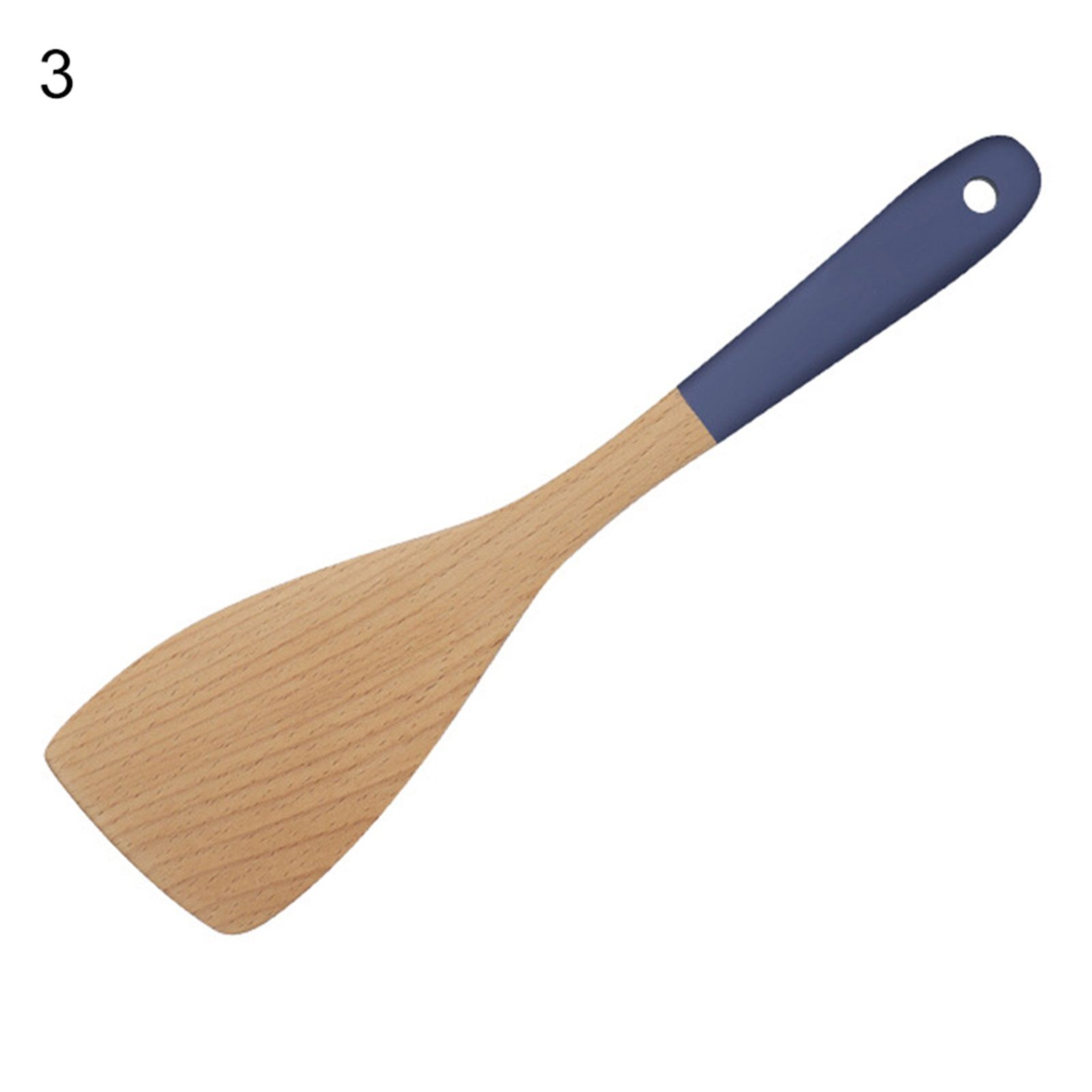 Fried Spatula Tasteless Beech Wooden Cooking Rice Spatula Soup Sn