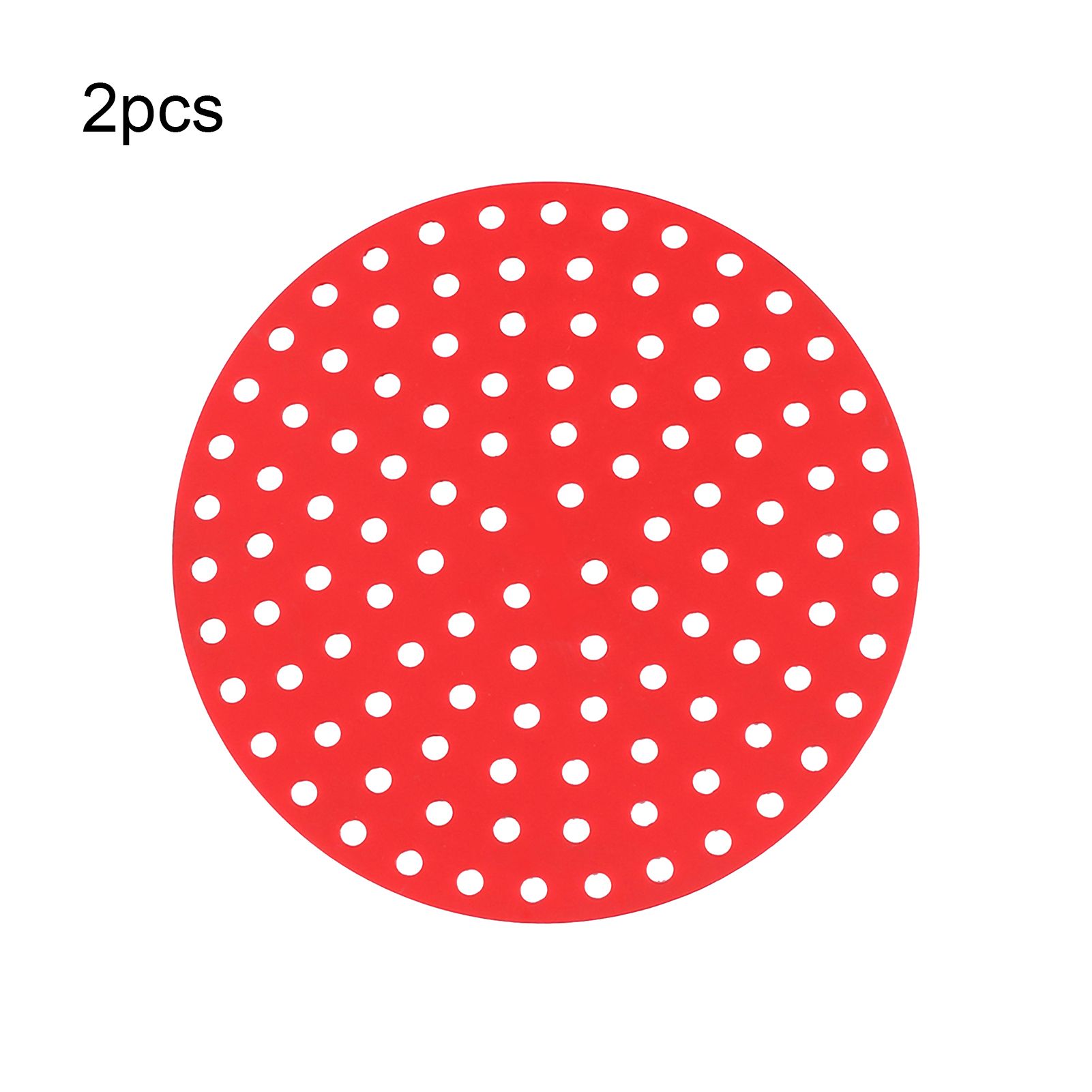 2Pcs Frying Liner Food Grade Non-Stick Silicone Dishwasher Safe Fryer Basket Mat for Kitchen