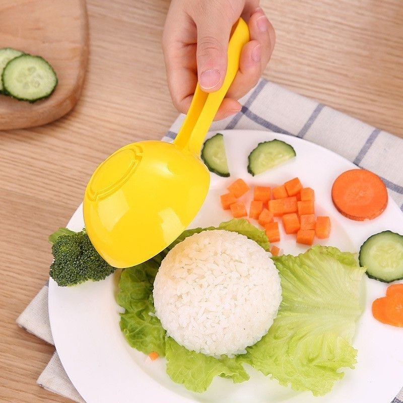 Rice burger onigiri mold children's sandwich Triangle square round sushi mold
