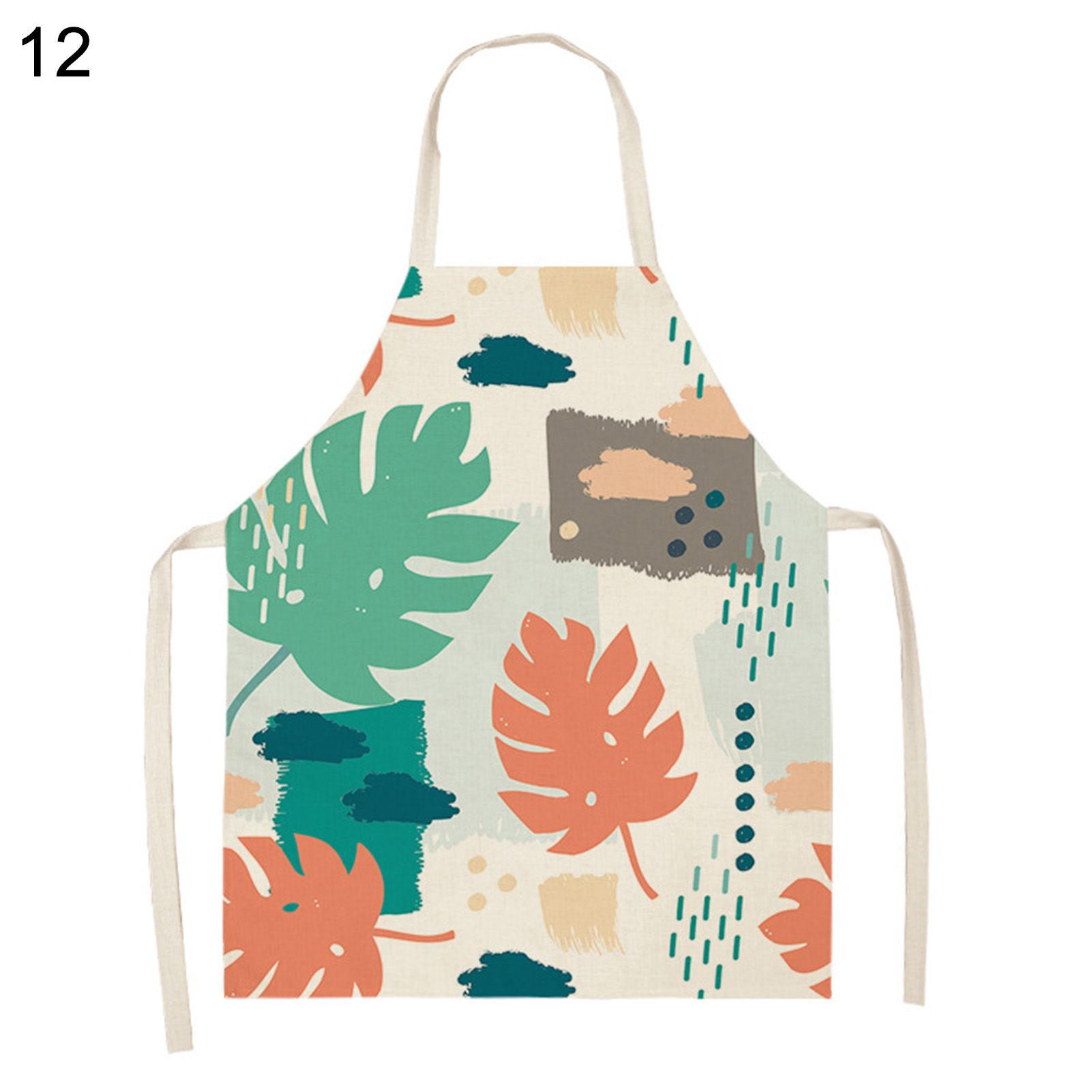 Cooking Apron Wear-resistant Unisex Printed Adults Apron