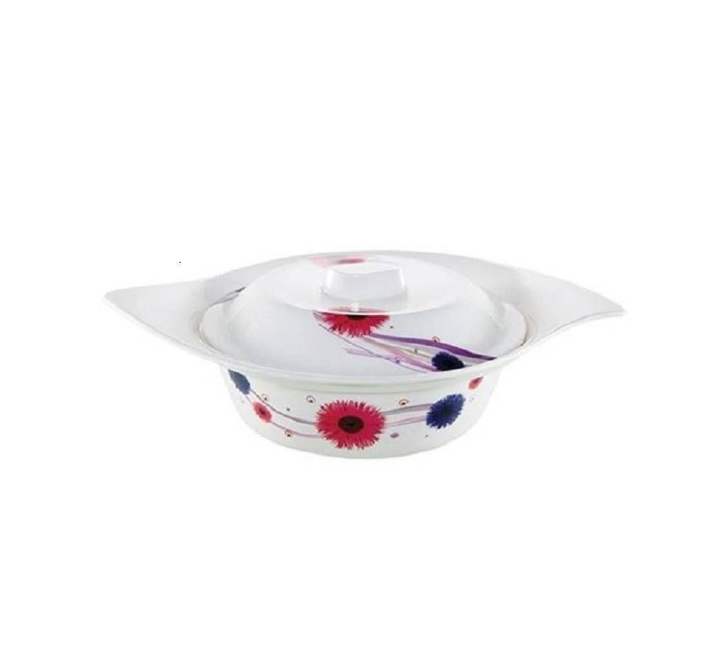 Flower Soup Bowl with Lid 