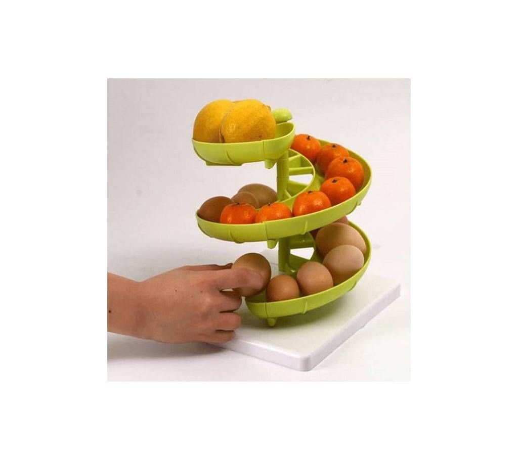 Spiral Egg Fruit Storage Holder
