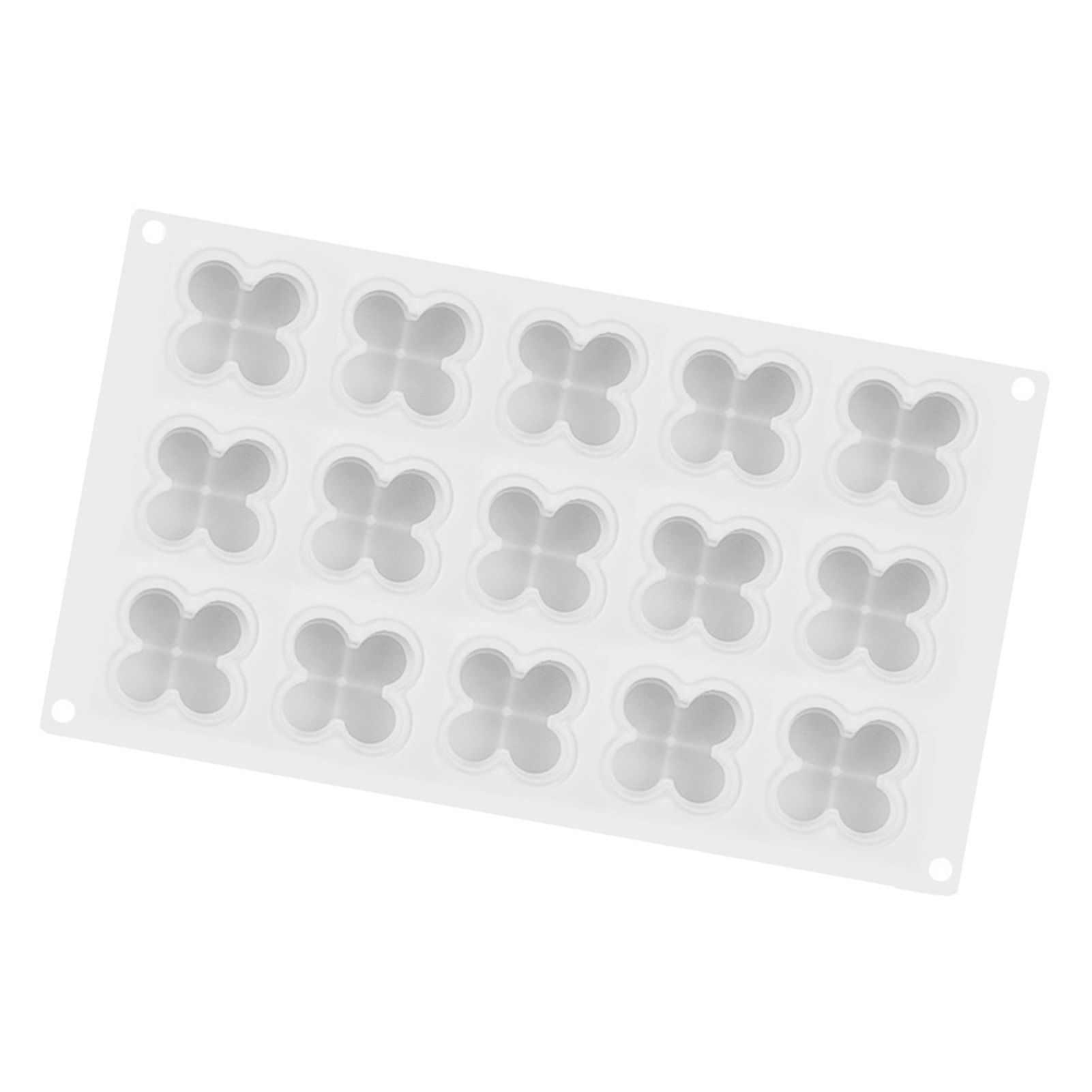 Resin Candle Mold Novel Shaped Flexible DIY Tools Mousse Cake 15-Cavity Dessert Molds for Home