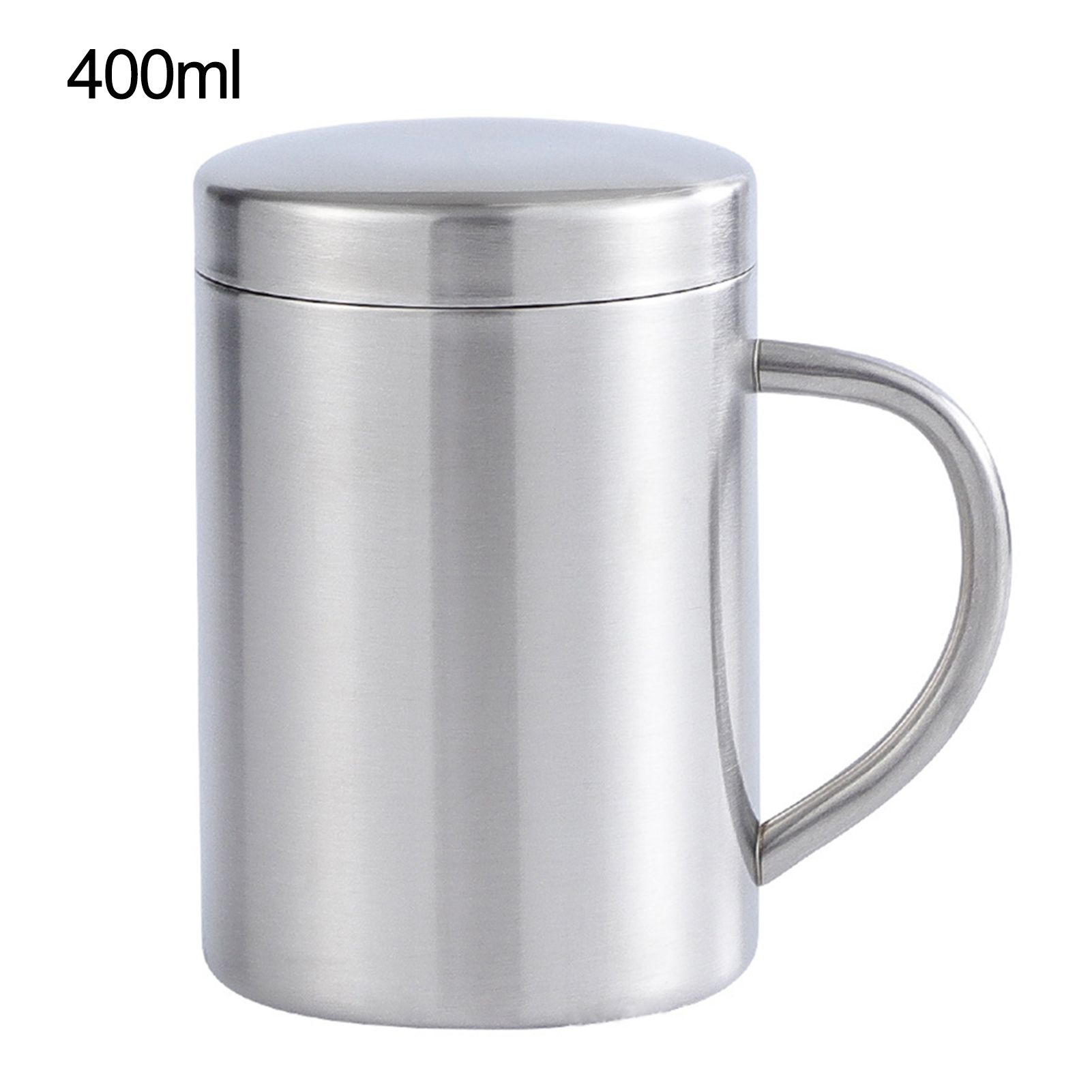 Water Mug Portable Double Wall Stainless Steel Travel Termo Cup with Lid for Home