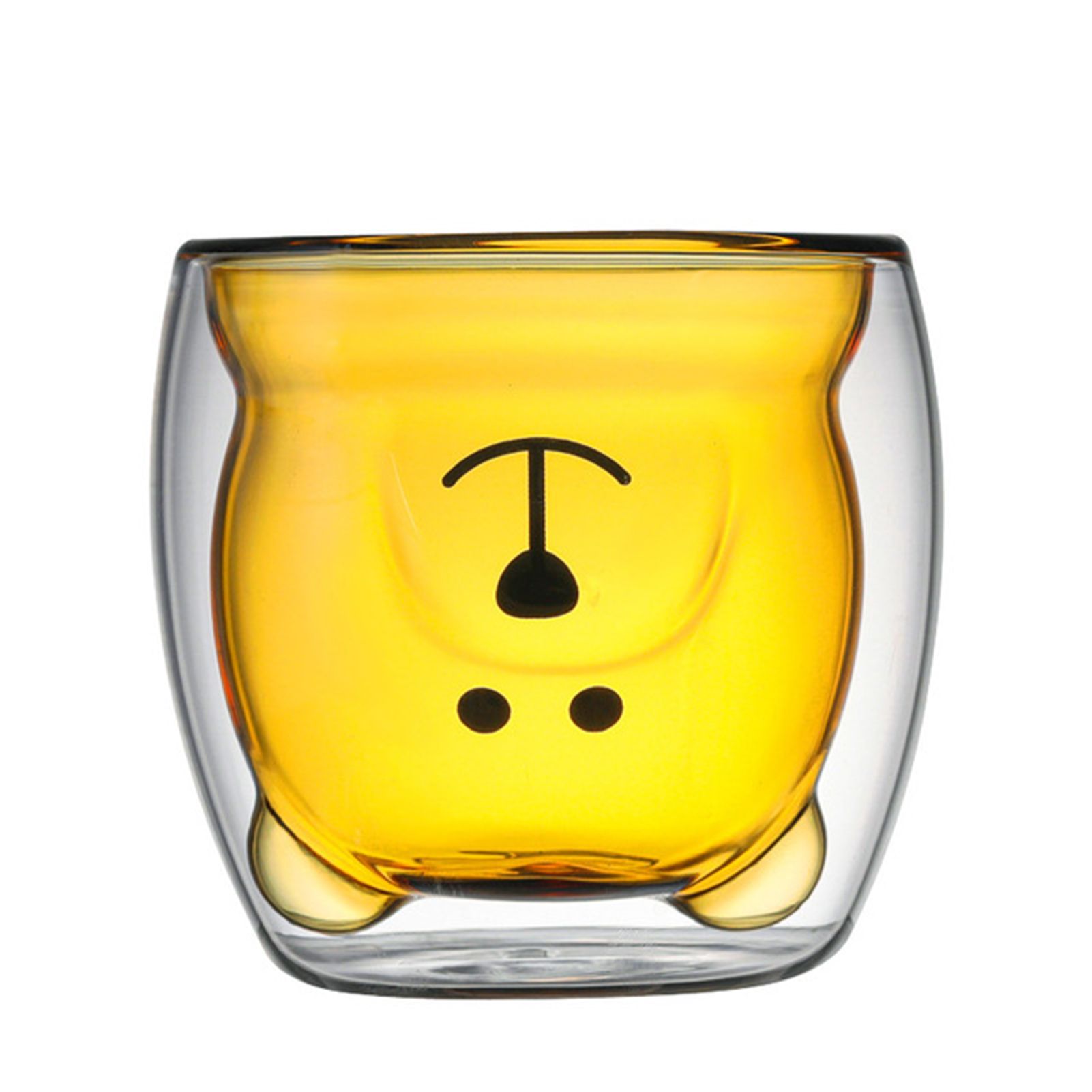 Drinking Cup Insulated Multi-layered Heat Resistant Glass Mug