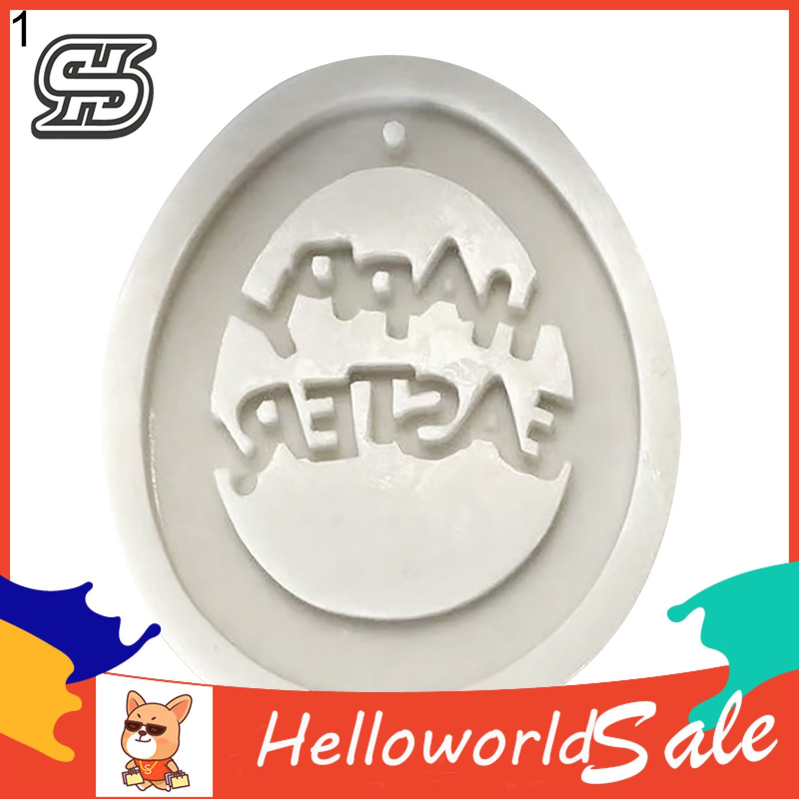 Chocolate Mold Elastic Adorable Easter Egg Shape Chocolate Mold