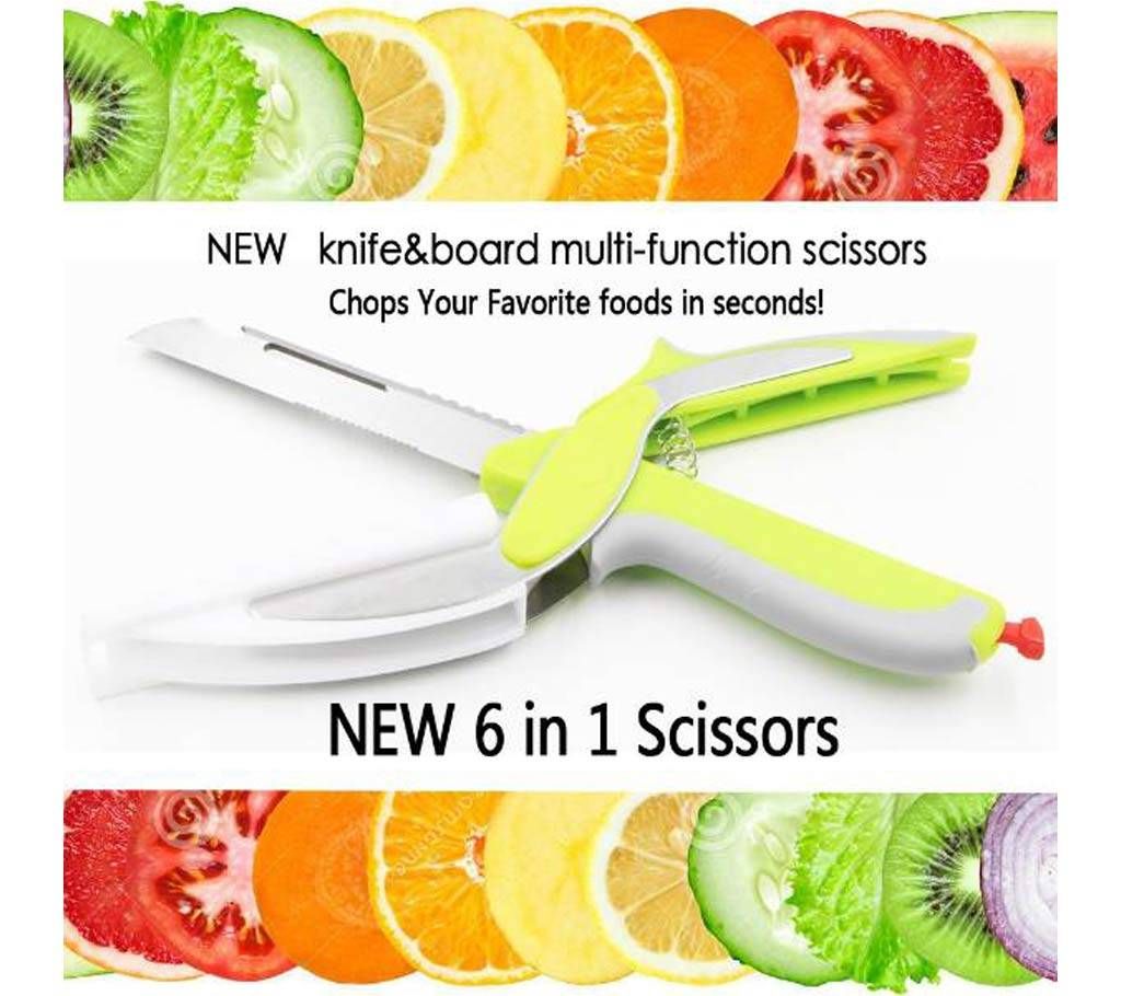 6-in-1 fast knife and cutting board 