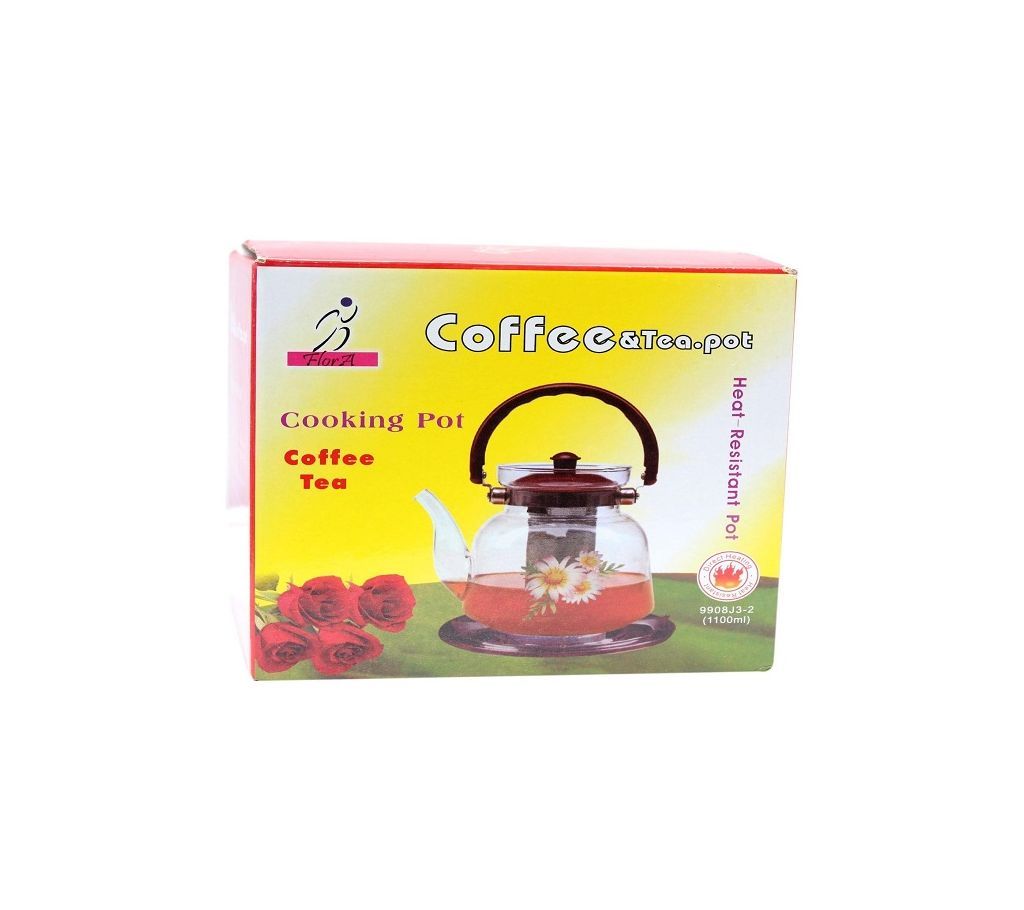 Flora Coffee & Tea Heat-Resistant Pot 