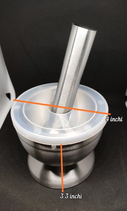 Stainless Steel Hamman Dista-3.3/4 inchi-Stainless Steel