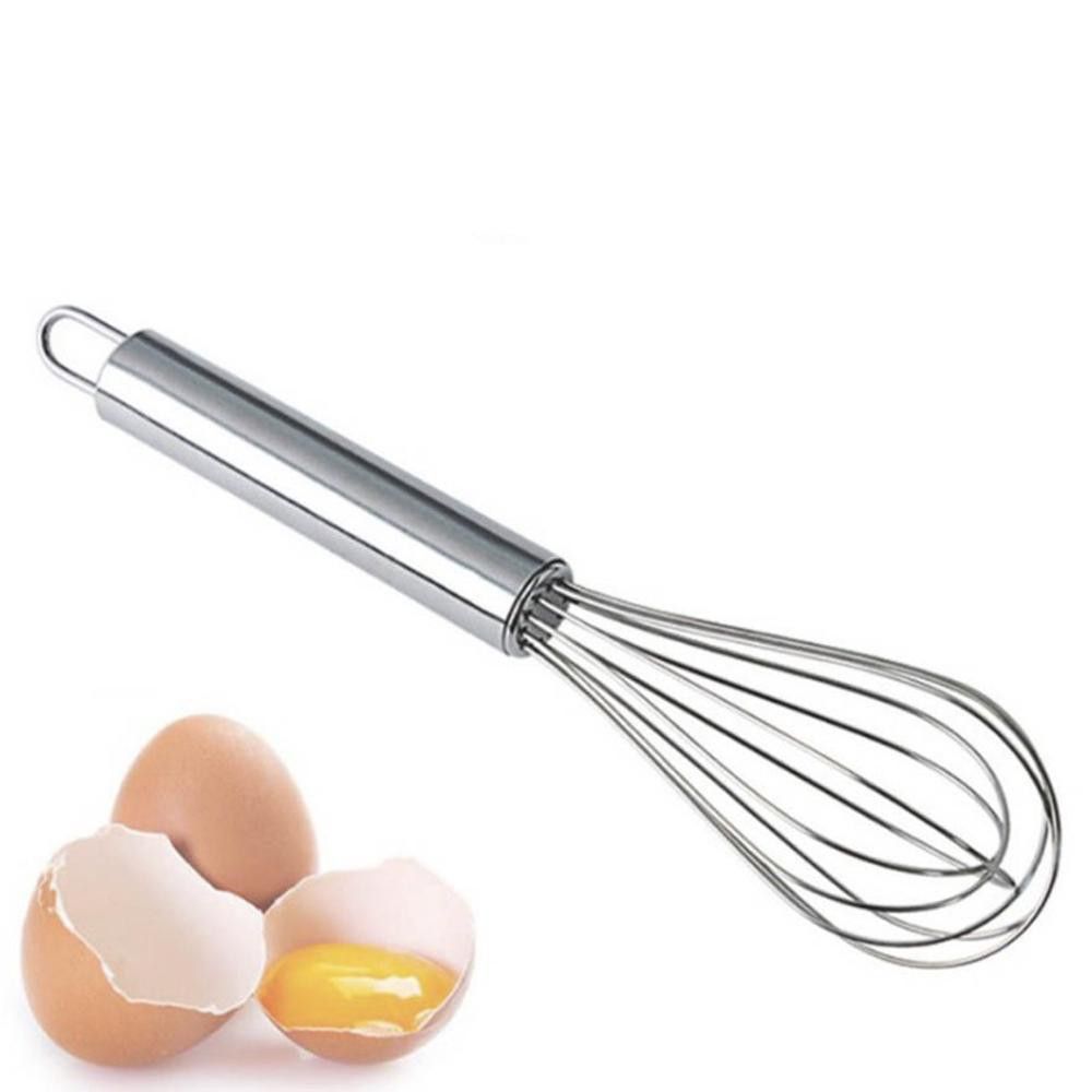 Stainless Steel Egg Beater Bakeware Tools 13.5 Inch - Silver Color