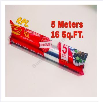 Aluminum Wrap Foil Paper 16 SQ.FT. 5 meters Perfect Foil to Roast a Chicken or Bake