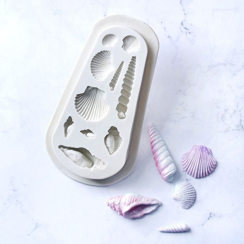 Ocean Series Silicone Mould DIY Fondant Cake Mould Chocolate Gummy Tool J085