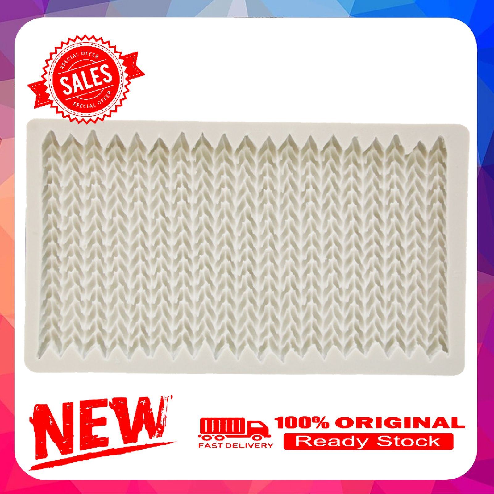 Baking Mold Knitted High Temperature Resistant Silicone Soft Non-stick Cake Decor Mold for Kitchen