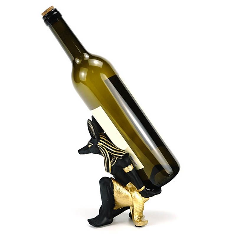 Resin Anubis God  Rack Figurines Modern Egypt Dog Miniatures Statues Animal Interior Home Desk Decor Sculpture