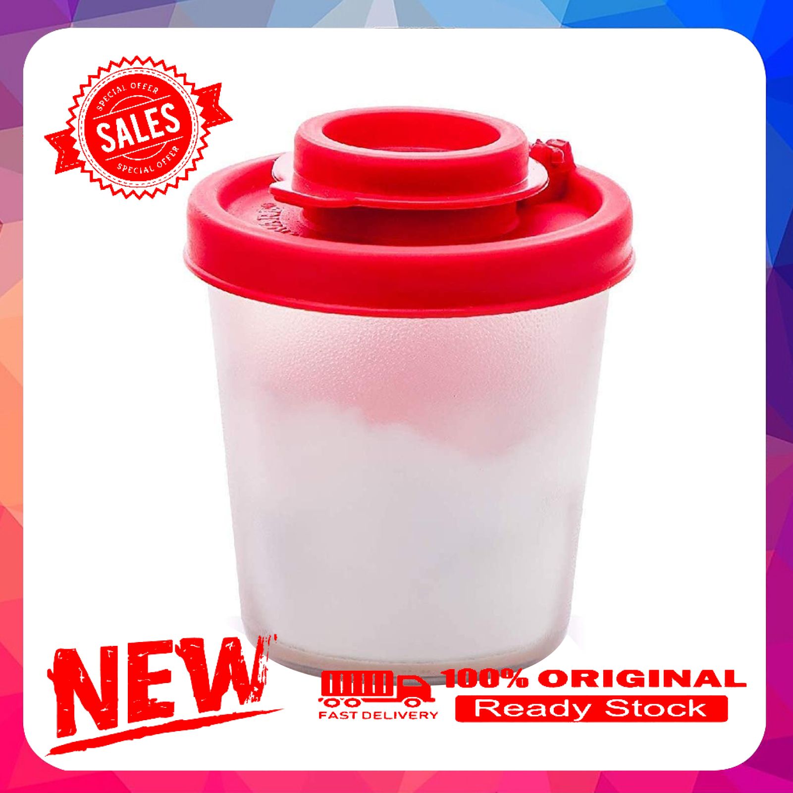 Seasoning Box with Lid Moisture Proof Plastic Lunch Boxes Travel Pepper Shaker for Kitchen