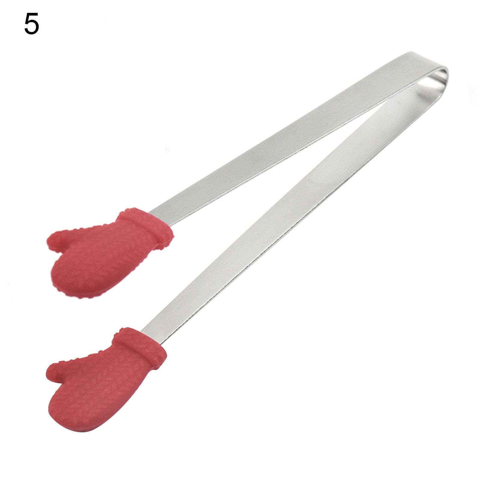 Ice Tong Anti-rust Cute Shape Ice Cube Sugar Kitchen Clip