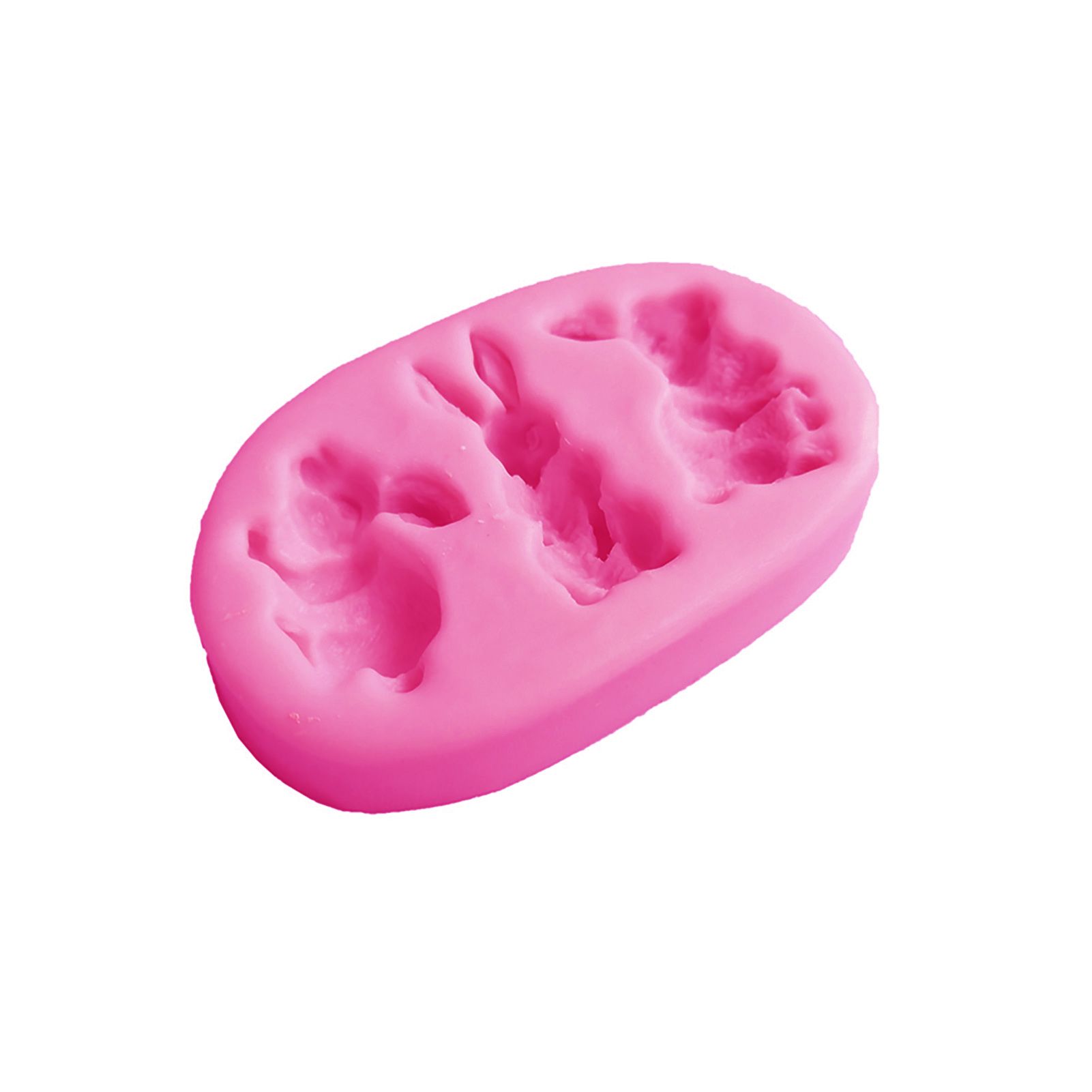 Bunny Candy Mold Rabbit Pattern Cupcake Decorating Chocolate Mold