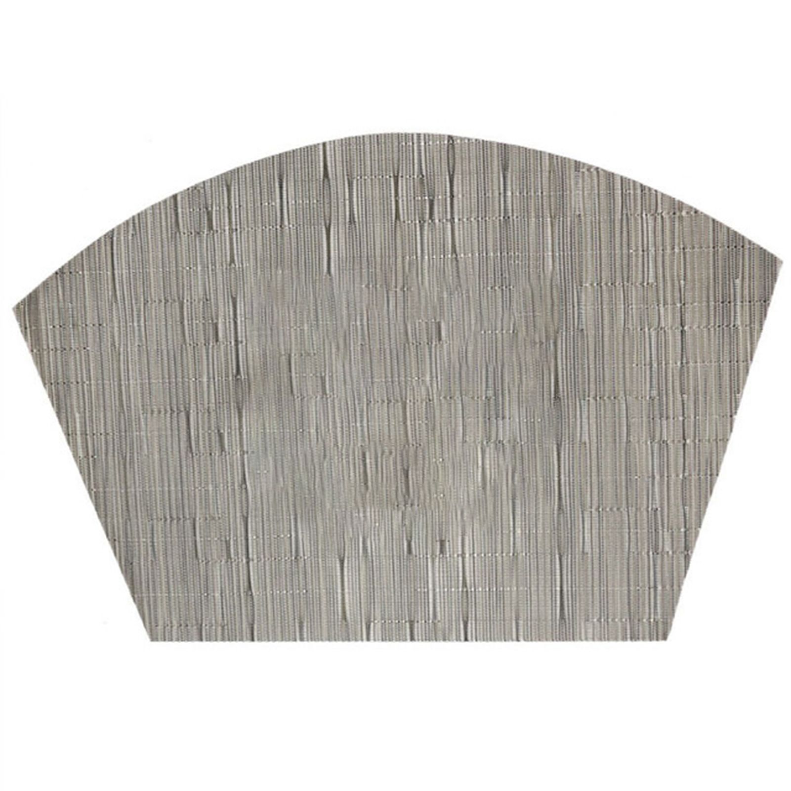Fan-Shaped Place Mat Oil Resistant Polyester Dining Room Cup Coaster Kitchen Supplies