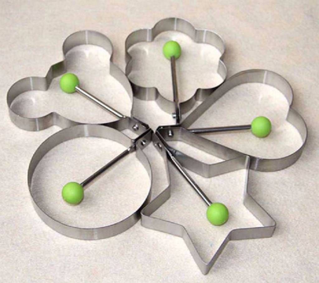 stainless steel Fried Egg Shaper Mold (1 Set)