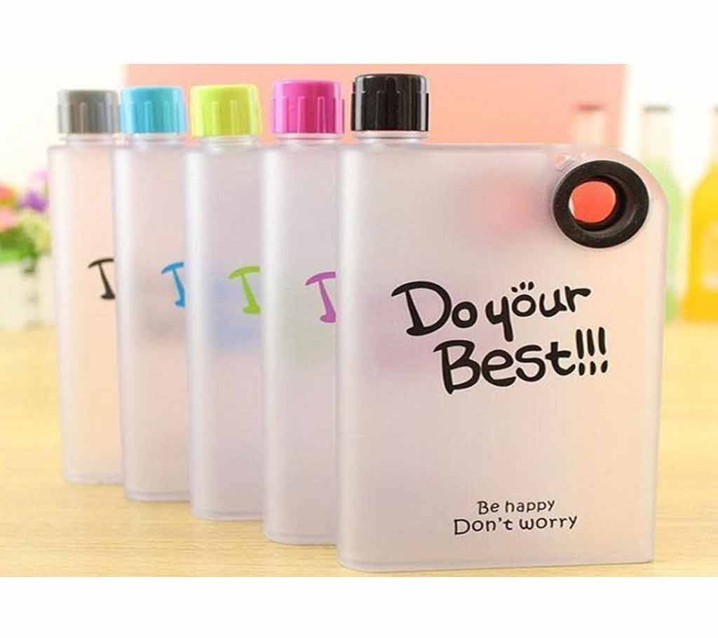 Notebook Type Water Bottle- 380ml