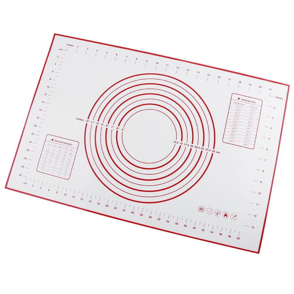 Extra-Large Size Platinum Silicone Dough Fondant Mat Glass Fiber Reinforced