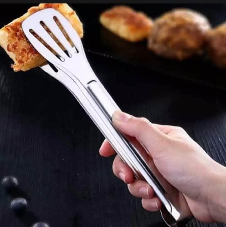 Stainless Steel Food Clip - Silver