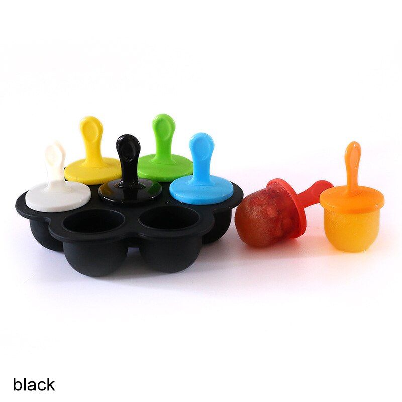 Ice Cream Ice Pops Mold Portable Food Grade Popsicle Mould Ball Maker Baby DIY Food Supplement Tools Fruit Shake Accessories