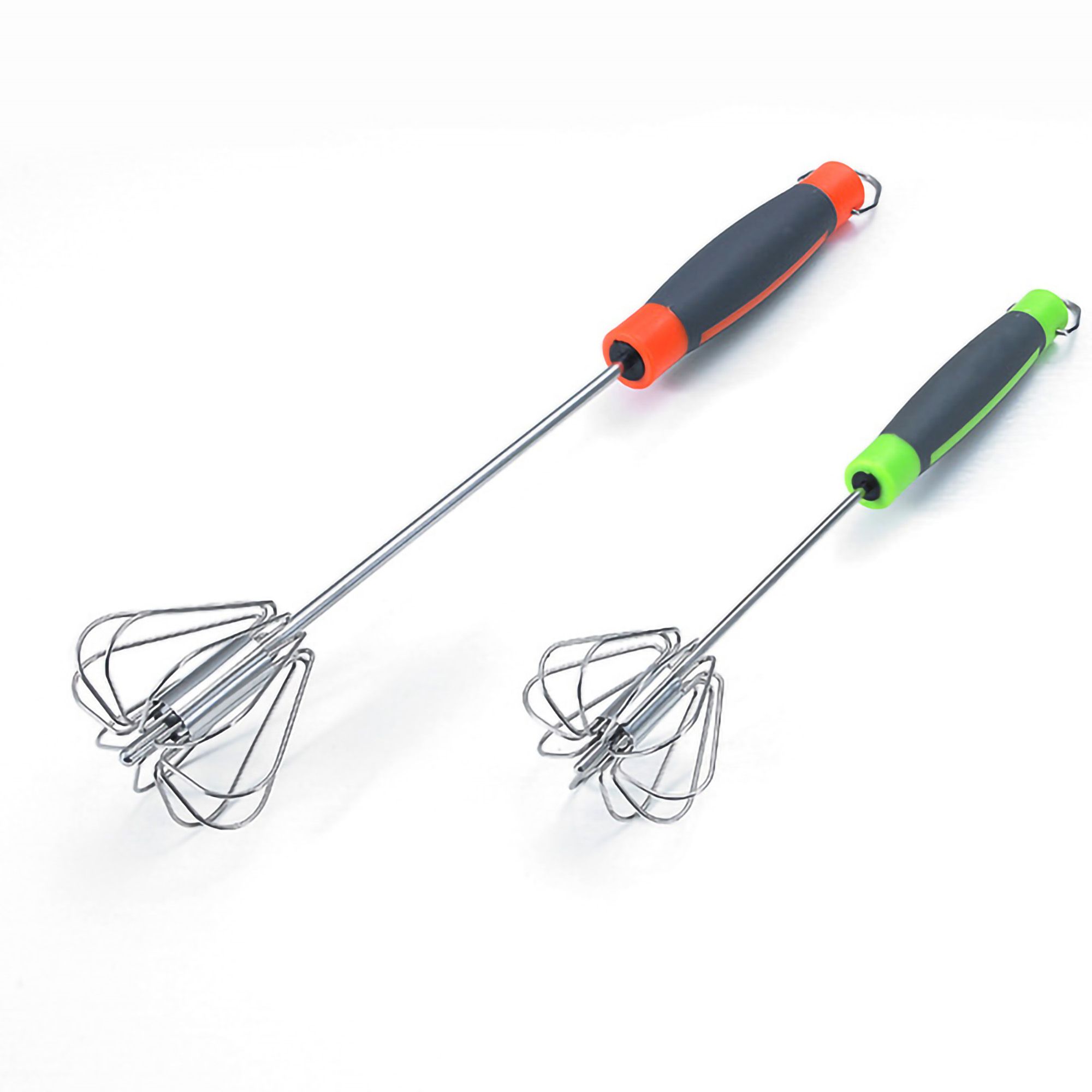 Semi Automatic Handle Push Down Whisk Coffee Milk Egg Beater Whisk Frothed Mixer Cooking Tool - Kitchen Accessories