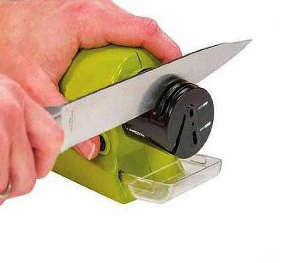 Knife Sharpner - Green and Black