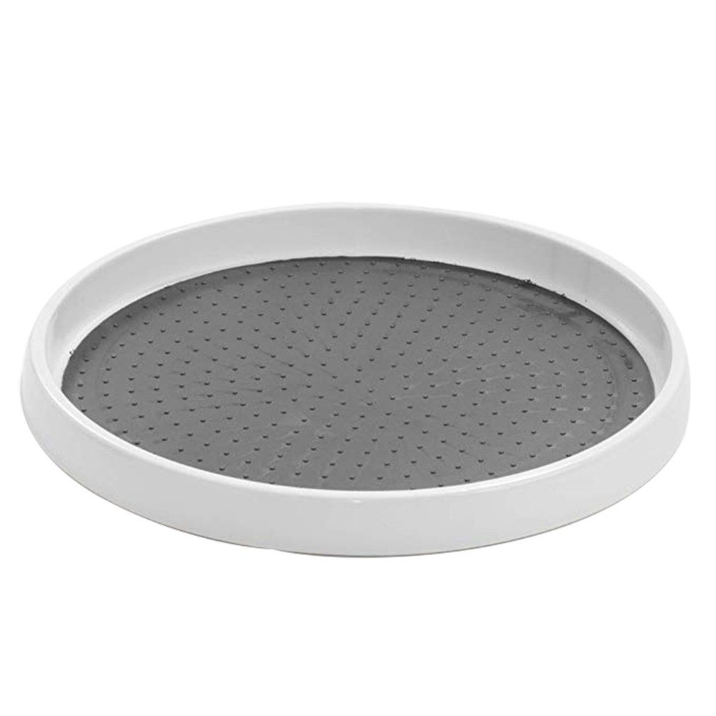 Home Rotating Condiment Storage Rack Creative Rotating Kitchen Storage Tray