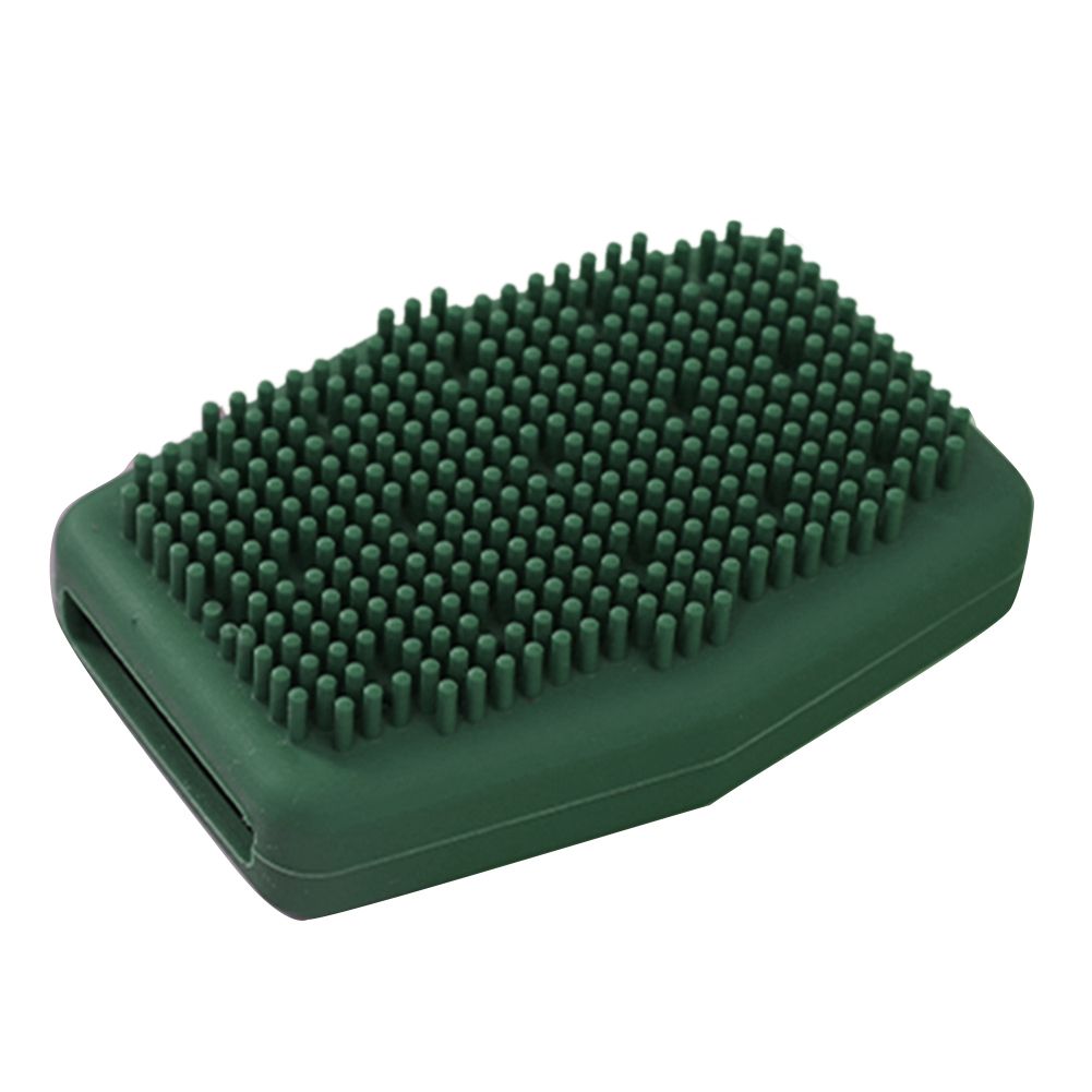 Dead Skin Exfoliating Bristles Scrubber Soap Holder Container Shower Bath Brush