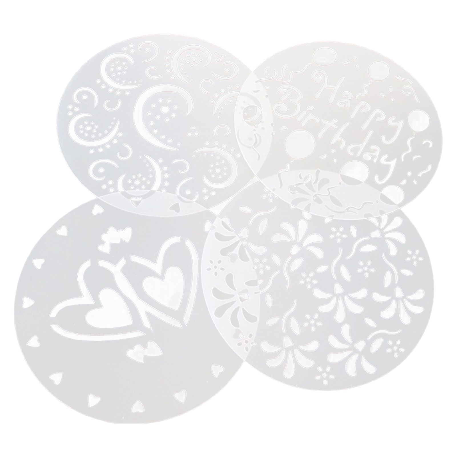 Cake Stencil Templates Multi-purpose Cake Decorating Templates Dessert Molding Tools