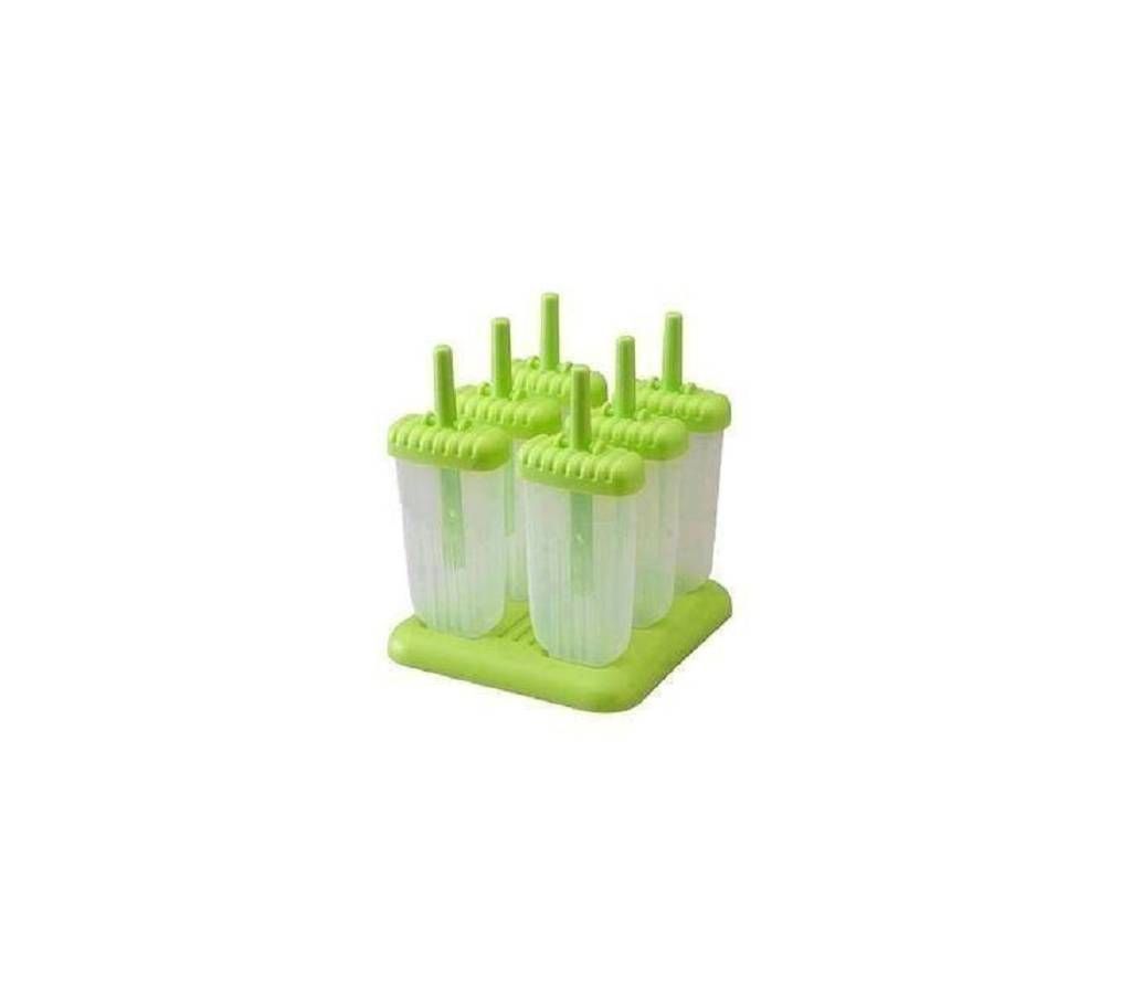 6 Pieces Ice Cream Mold - Green