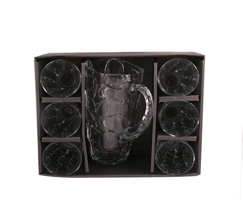 Acrylic Water Jug with 6-piece Glass set