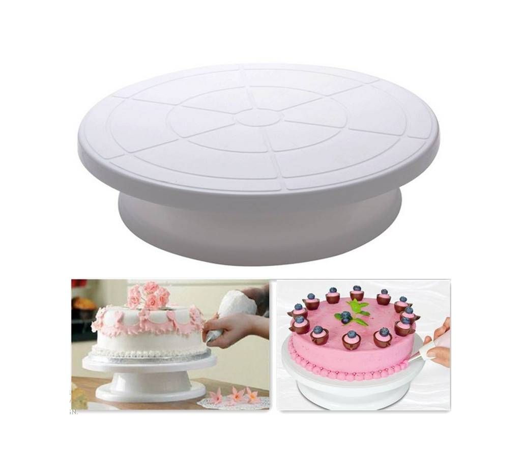 Cake Decorating Turn Table - White