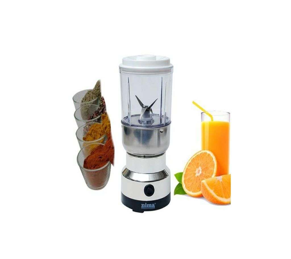Nima 2 in 1 Electric Spice Grinder & Juicer  Silver