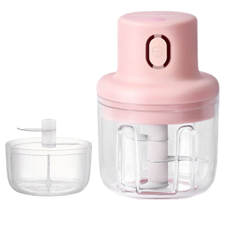 Mini Electric Garlic Food Meat Chopper Fruit Ginger Vegetable Cutter Mashing Baby Food Supplement Machine Blender Masher