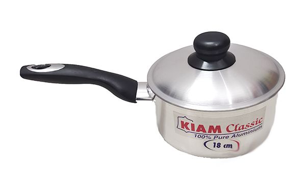 Kiam Milk Pan with Lid Aluminium 18 cm