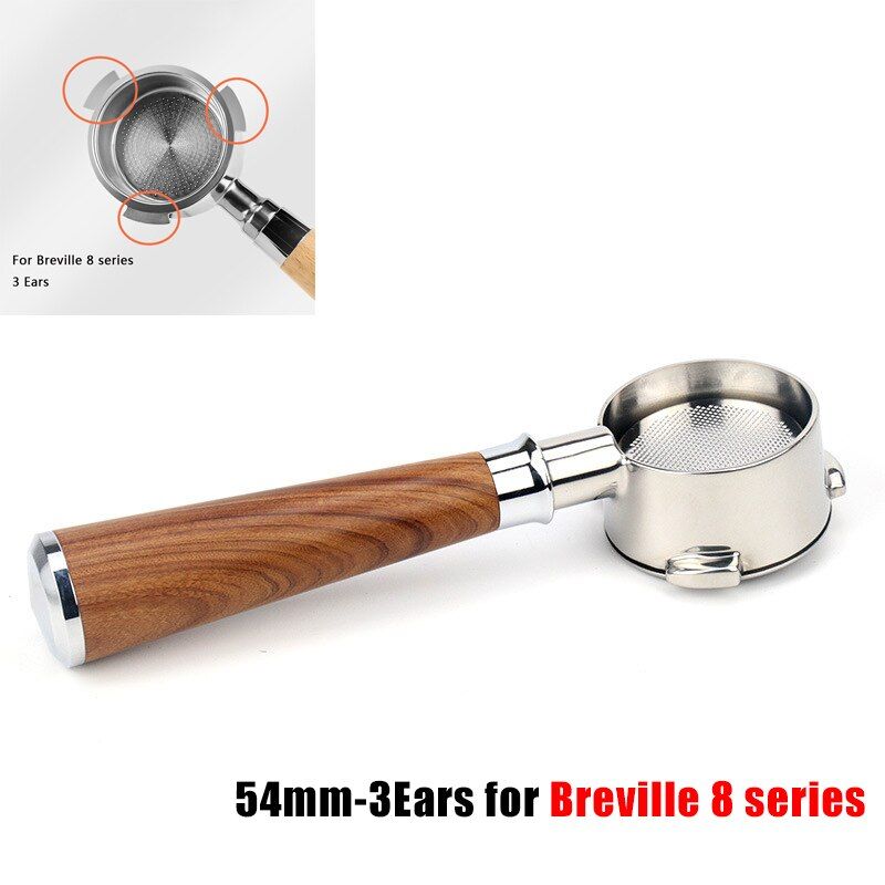 Coffee Bottomless Portafilter 51MM for Delonghi Filter 54MM for Breville Replacement Filter Basket Coffee Accessories