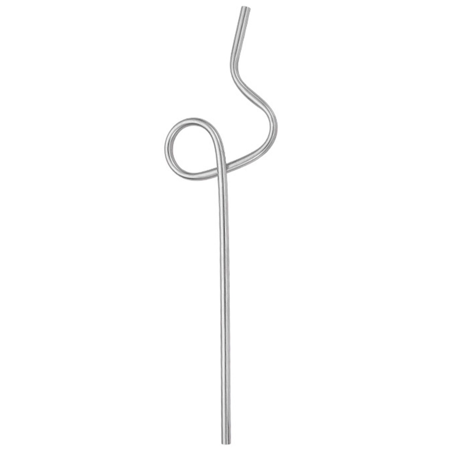 Drinking Straw Food Grade Rust-proof Stainless Steel Unique Shaped Metal Coffee Straw for Home