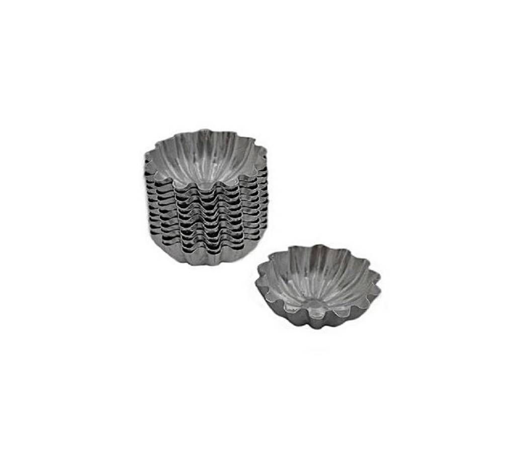 Baking Cup 12pcs Set - Gray