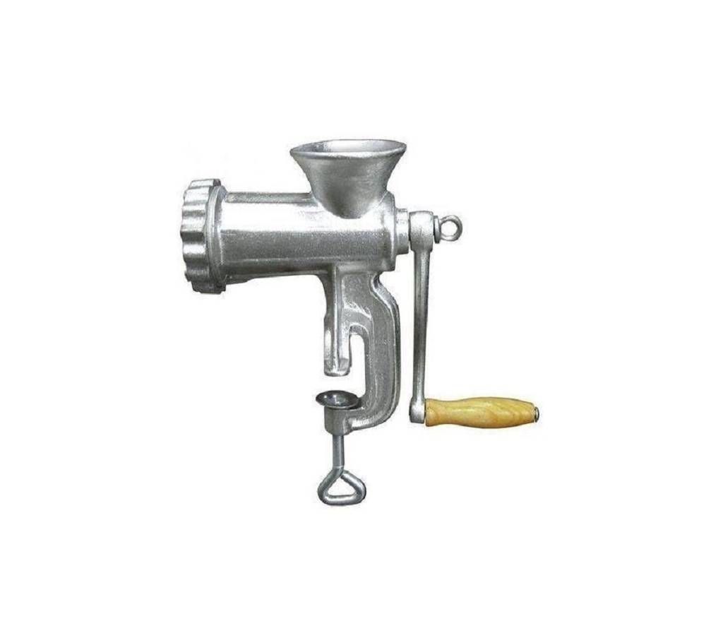 Manual Meat Grinder Mincer - Silver