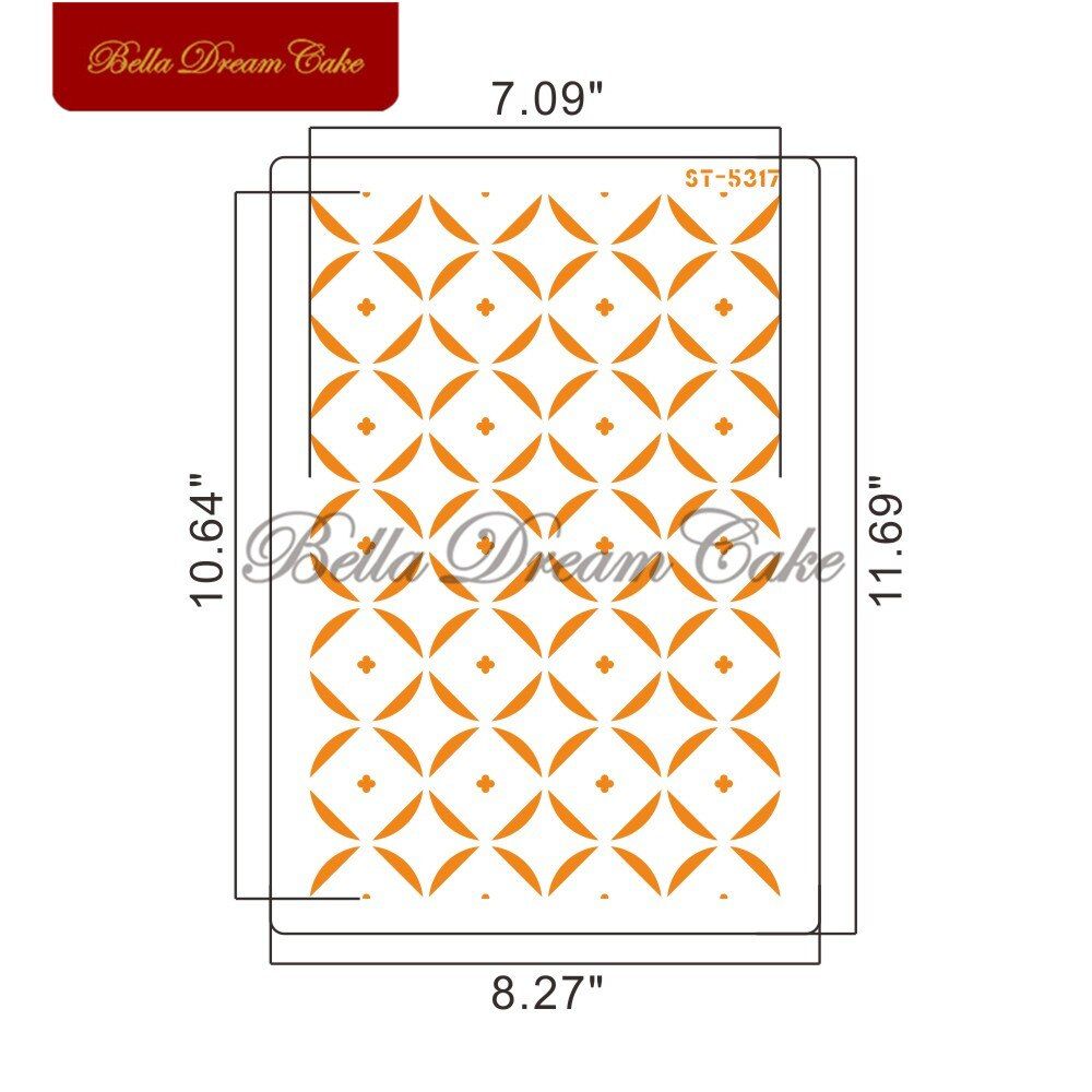 New Pattern Design Cake Stencil Cake Tool Plastic Painting Layering Stencils For DIY Scrapbooking Art Drawing Stencil Template