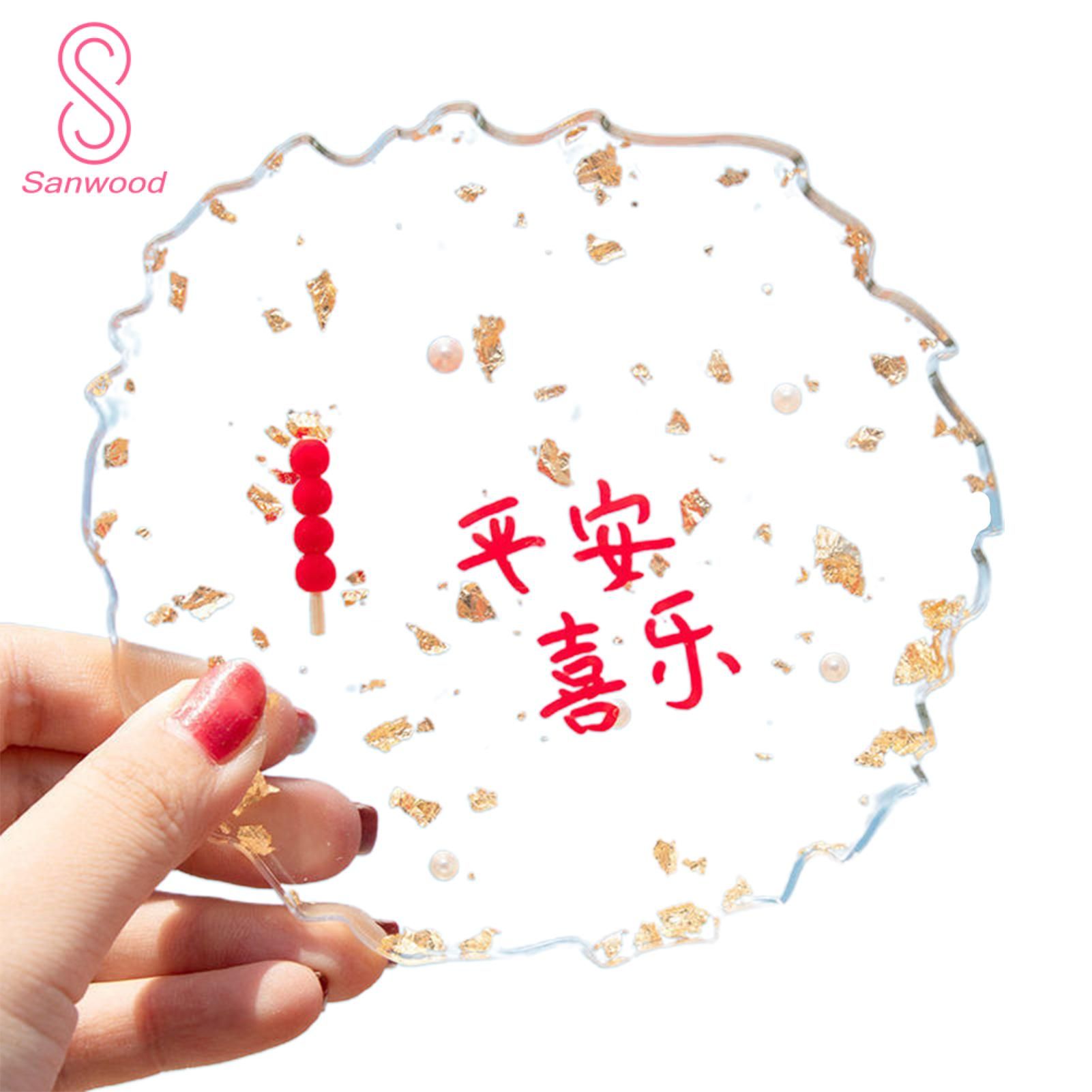 Table Placemat Nondeformable Clear Dinning Table Placemat